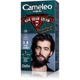 Cumpara ieftin Vopsea de par pentru barbati Cameleo, 3.0 Dark Brown, Delia Cosmetics