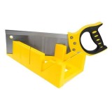 Cumpara ieftin Fierastrau cu suport de plastic, pentru taiat la unghi, 30 cm