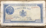 (BNK A) Romania bancnota 5000 lei 22 August 1944