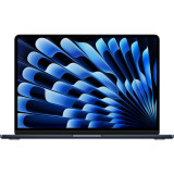 Laptop Apple MacBook Air 13.6&quot;, Apple M3, 8 nuclee CPU, 8 nuclee GPU, 8GB, SSD 256GB, Midnight