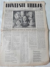 Ziarul Universul Literar nr.29/1938 (poezie de Virgil Carianopol) foto