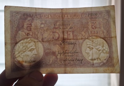 5 lei 1917, 21 august foto