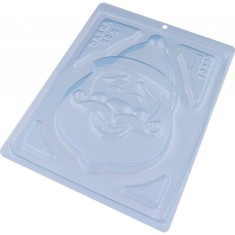 Forma pentru ciocolata BWB 10256, 18.5 X 24 cm, plastic, silicon, transparent