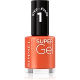 Cumpara ieftin Rimmel Super Gel gel de unghii fara utilizarea UV sau lampa LED culoare 096 Heatwave Away 12 ml