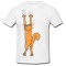 Tricou &quot; Cat scratching &quot;