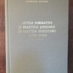 ACTELE NORMATIVE SI PRACTICA JUDICIARA IN MATERIA EXECUTARII SILITE