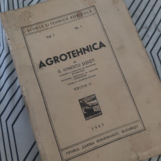 G. Ionescu Șișești - Agrotehnica (1947)