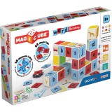 Cumpara ieftin Set magnetic GEOMAG, MAGICUBE WORD BUILDING, 79 piese