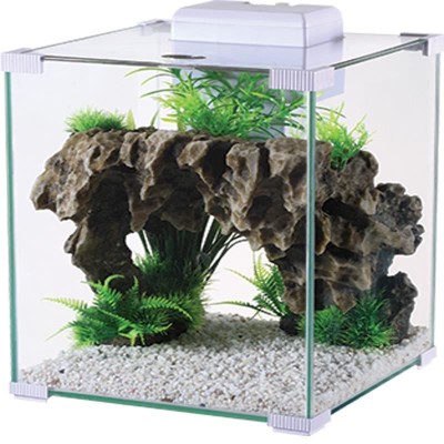 ACVARIU MINI CAPAC FILTRU LED 9.5L foto