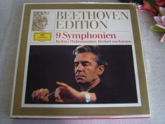 BEETHOVEN - Cele 9 Simfonii - Cutie cu 8 Viniluri Deutsche Grammophon Perfecte