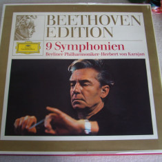 BEETHOVEN - Cele 9 Simfonii - Cutie cu 8 Viniluri Deutsche Grammophon Perfecte