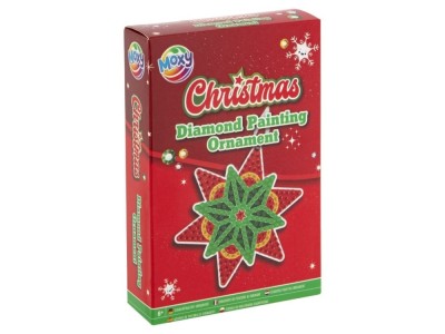 Set creativ DIY, Ornamente de Craciun, Dimaond painting, Stea foto