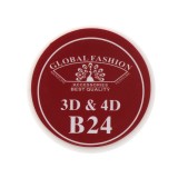 Cumpara ieftin Gel UV 4D plastilina, gel plastart, Global Fashion, B24, 7g, culoare rosie