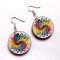 cercei lemn multicolor 40690