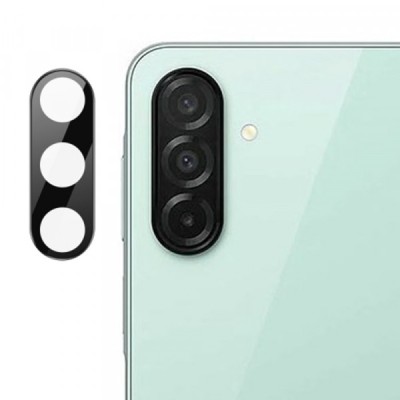 Folie de protectie Camera Spate Techsuit pentru Samsung Galaxy A26 A266, Sticla Securizata, Neagra foto