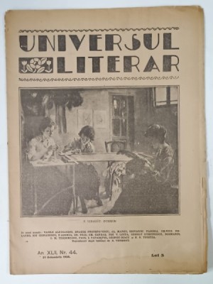 UNIVERSUL LITERAR , No. 44 , 1926 foto