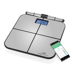 Cantar Smart ETA Vital Professional 8781 90000, 180 Kg, Bluetooth, sticla securizata, otel inoxidabil