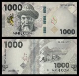 KYRGYZSTAN █ bancnota █ 1000 Som █ 2023 █ SERIE NOUA █ UNC █ necirculata