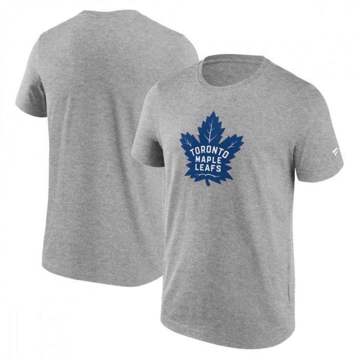 Toronto Maple Leafs tricou de bărbați Primary Logo Graphic Sport Gray Heather - S
