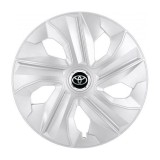 Set 4 Capace Roti, potrivite jantelor de R16, pentru Toyota, model luna cromat