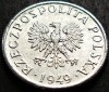 Moneda 1 GROSZ - POLONIA, anul 1949 *cod 1062 = A.UNC, Europa, Aluminiu