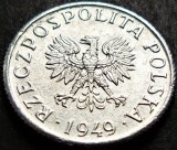Moneda 1 GROSZ - POLONIA, anul 1949 *cod 1062 = A.UNC, Europa, Aluminiu