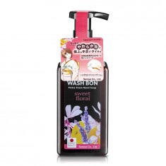 Sapun spuma cu efect de curatare si relaxare a mainilor ? Washbon Sweet Floral, 450ml foto