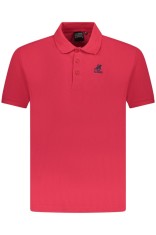 U.S. Grand POLO Tricou polo barbati cu logo brodat, Regular fit, rosu (Marime: foto