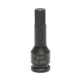 Cheie tubulara de impact hex H10, 60mm, patrat 3/8 inch Cr-Mo