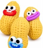 Jucarie Squishy Aluna de Pamant 10 cm cu Sunet Crocant si Efect Antistres