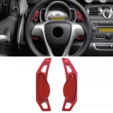 Extensie pentru schimbator de viteze cu palete din aluminiu rosu, potrivita pentru Smart ForFour 453 14-18 Performance AutoTuning