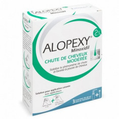 Alopexy Pierre Fabre Solutie 2% Minoxidil 3x 60ml plus aplicator spray - Franta foto