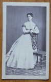 Foto Franz Duschek pe carton, secol 19, Maria Filiti