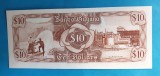 10 Dollars nedatata anii 1970 Bancnota veche din Guyana - SUPERBA