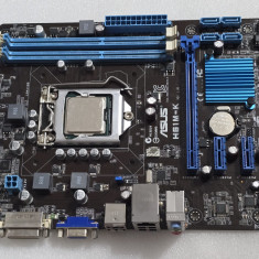 Placa de baza ASUS H61M-K, socket 1155 + procesor Intel I3 2100