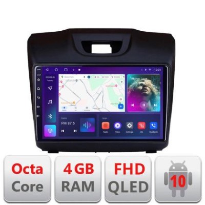 Navigatie Isuzu D-Max Quad Core B-2234 Android Ecran QLED octa core 4+64 carplay android auto KIT-2234+EDT-E309V3 v1 CarStore Technology foto