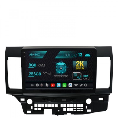 Navigatie Mitsubishi Lancer (2007-2016), Android 13, X-Octacore 8GB RAM + 256GB ROM, 10.36 Inch - AD-BGX10008+AD-BGRKIT269 foto
