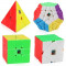Set 4 Cuburi Rubik - MoYu Meilong Pyraminx Square 1 Megaminx Skewb