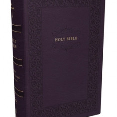 Nkjv, Compact Paragraph-Style Reference Bible, Leathersoft, Purple, Red Letter, Comfort Print: Holy Bible, New King James Version