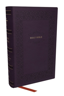 Nkjv, Compact Paragraph-Style Reference Bible, Leathersoft, Purple, Red Letter, Comfort Print: Holy Bible, New King James Version foto