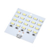 Panel LED, 20 buc, MicroUsb, Alb