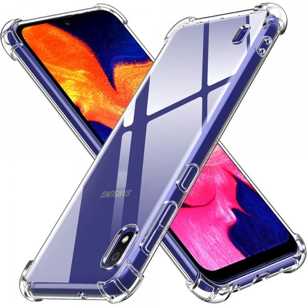 Husa pentru Samsung Galaxy A10 A105, Techsuit, Shockproof Clear, Transparenta