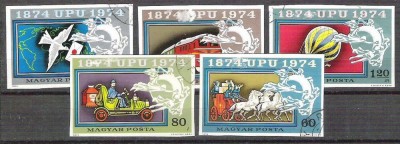 Hungary 1974 UPU, IMPERFORATE, used U.015 foto