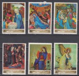 A12 S7 6 - Timbre foarte vechi - Umm all Qiwain - picturi tematica religioasa