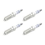 Set 4 bujii Bosch Ford: Ecosport Fiesta Focus Fusion Ka Mondeo 1.25 1.3 1.4 1.6 benzina M14x1.25, lungime 25mm, cheie 16