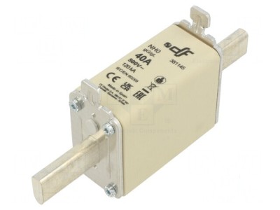Siguranță ceramică gG 40A 500VAC 250VDC NH0 foto