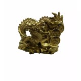 Dragon cu Monede din Rasina 12x13 cm - FS510