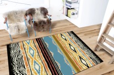 Covor Modern, Kolibri Country 11335 , Diferite Dimensiuni, Multicolor - 80x150 cm