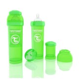 Biberon Twistshake Anti - Colici 330 ml Verde FitLine Training