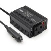 Invertor de Putere Auto Techstar&reg; 150W - 12V DC la 220V AC, cu Porturi USB-C si USB-A pentru Incarcare Rapida